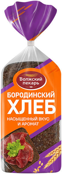 Хлеб «Бородинский» новый в нарезке, 300 г