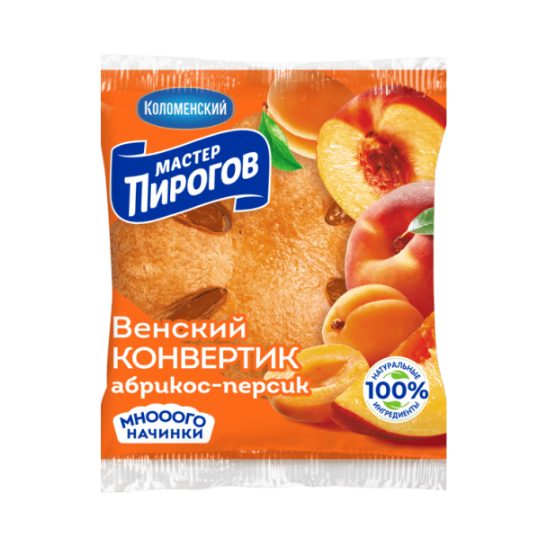 «Венский конвертик» с начинкой абрикос- персик, 70 г