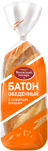 Батон «Обеденный» в нарезке, 400 г