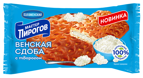 Венская сдоба с творогом, 150г