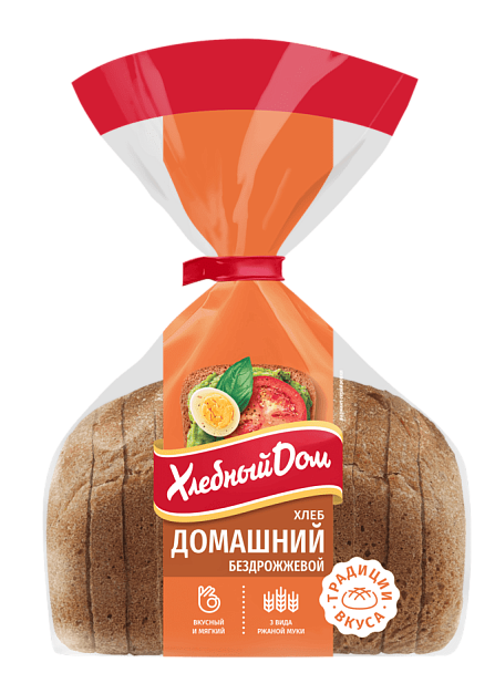 Хлеб  «Домашний» бездрожжевой, 350 г