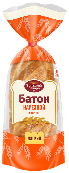 Батон «Нарезной» в нарезке, 330 г