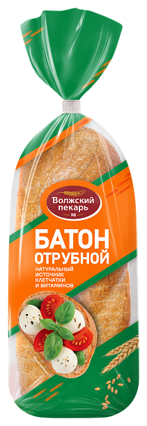 «Батон с пшеничными отрубями», 200г
