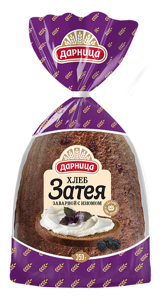 Хлеб «Затея» с солодом и изюмом, 350 г