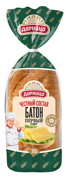 Батон «Первый сорт» «Честный состав», 350 г