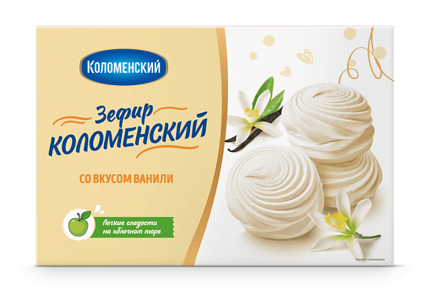 Зефир  «Коломенский» со вкусом ванили, 250 г