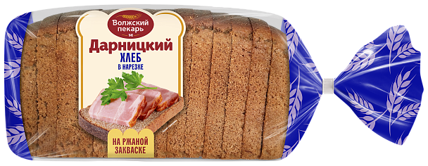 Хлеб «Дарницкий Волжский» в нарезке, 700 г