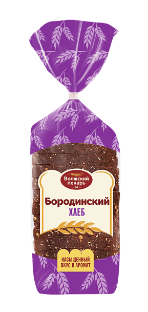 Хлеб «Бородинский» новый в нарезке, 300 г