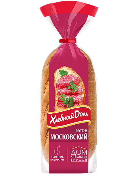 Батон «Нарезной Московский», 350 г